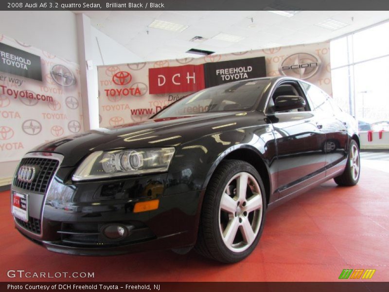 Brilliant Black / Black 2008 Audi A6 3.2 quattro Sedan