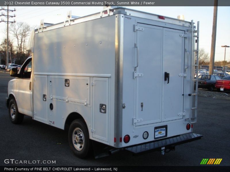 Summit White / Pewter 2012 Chevrolet Express Cutaway 3500 Commercial Moving Truck