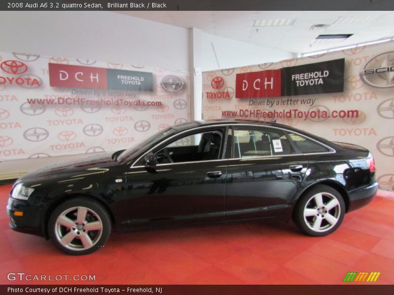 Brilliant Black / Black 2008 Audi A6 3.2 quattro Sedan