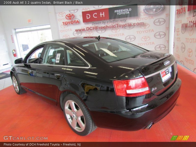 Brilliant Black / Black 2008 Audi A6 3.2 quattro Sedan