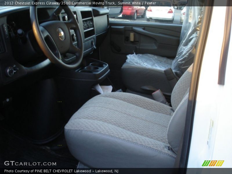 Summit White / Pewter 2012 Chevrolet Express Cutaway 3500 Commercial Moving Truck