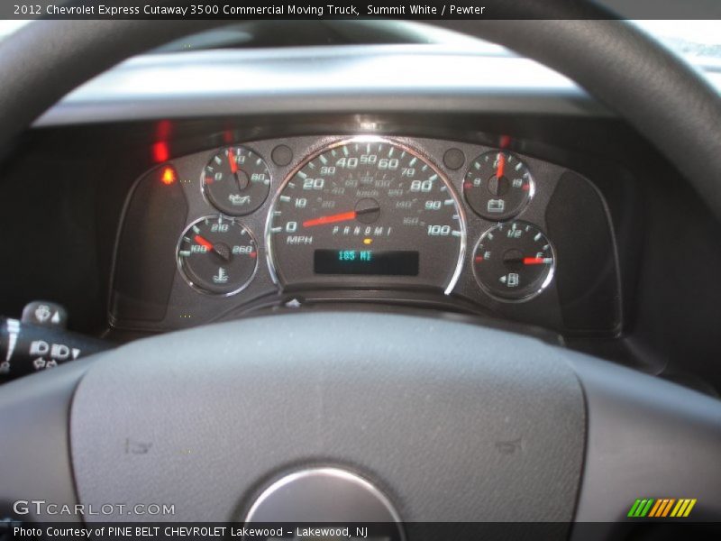 Summit White / Pewter 2012 Chevrolet Express Cutaway 3500 Commercial Moving Truck