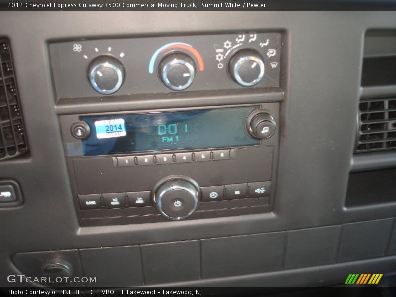 Summit White / Pewter 2012 Chevrolet Express Cutaway 3500 Commercial Moving Truck