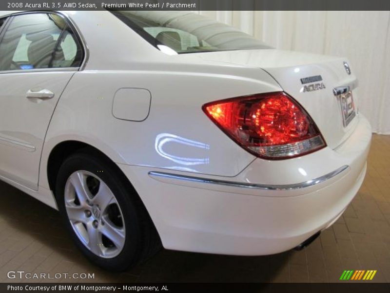 Premium White Pearl / Parchment 2008 Acura RL 3.5 AWD Sedan