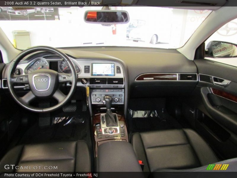 Brilliant Black / Black 2008 Audi A6 3.2 quattro Sedan