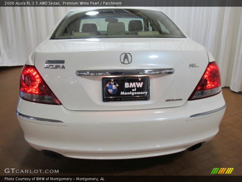 Premium White Pearl / Parchment 2008 Acura RL 3.5 AWD Sedan