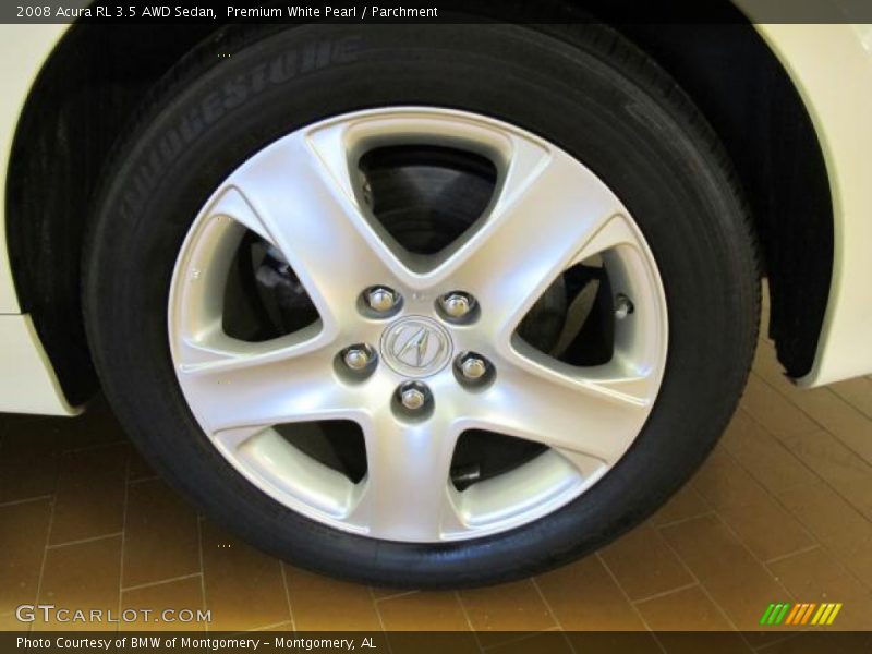 Premium White Pearl / Parchment 2008 Acura RL 3.5 AWD Sedan