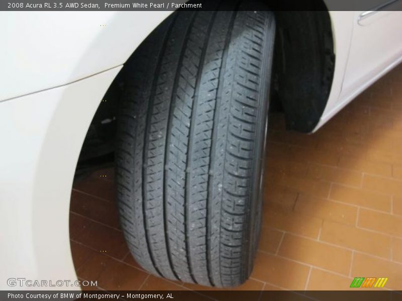 Premium White Pearl / Parchment 2008 Acura RL 3.5 AWD Sedan