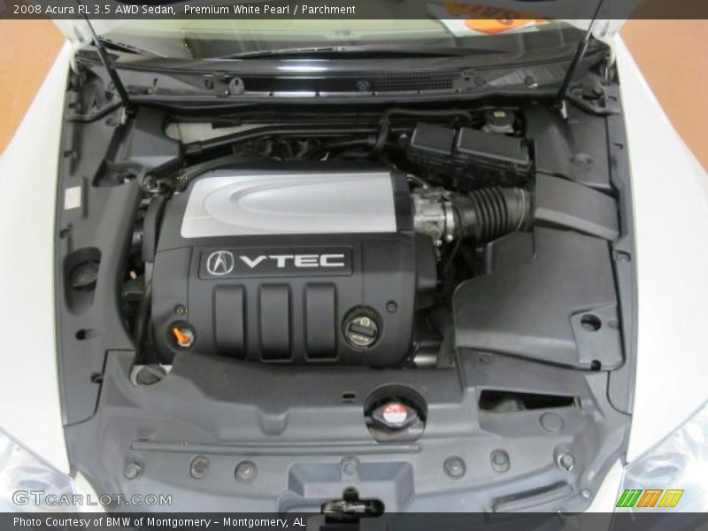 Premium White Pearl / Parchment 2008 Acura RL 3.5 AWD Sedan