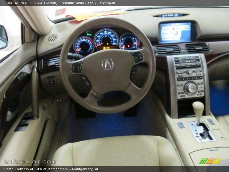 Premium White Pearl / Parchment 2008 Acura RL 3.5 AWD Sedan