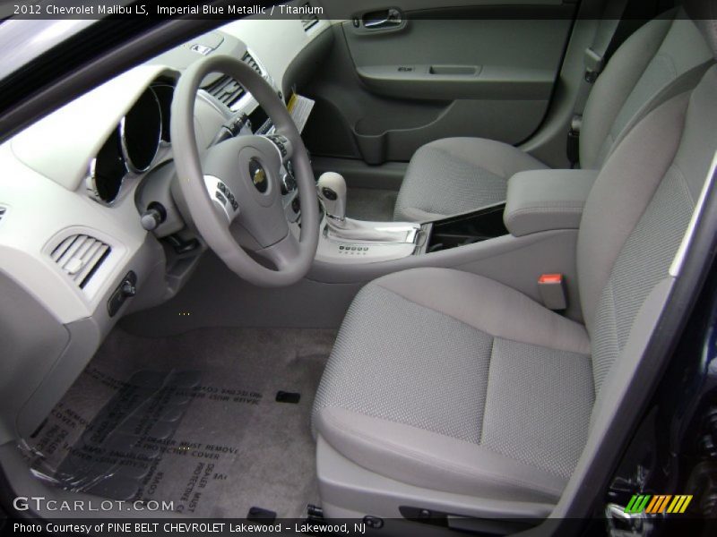 Imperial Blue Metallic / Titanium 2012 Chevrolet Malibu LS