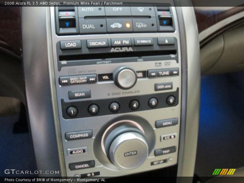 Premium White Pearl / Parchment 2008 Acura RL 3.5 AWD Sedan