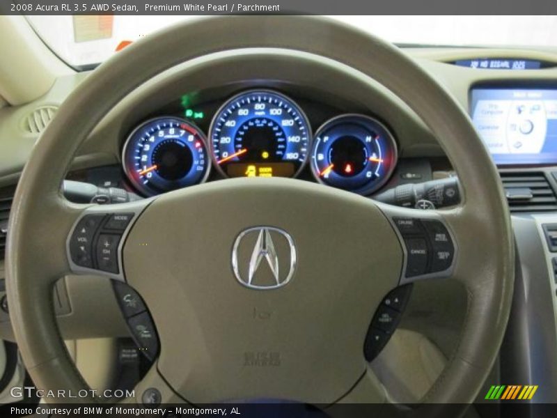 Premium White Pearl / Parchment 2008 Acura RL 3.5 AWD Sedan
