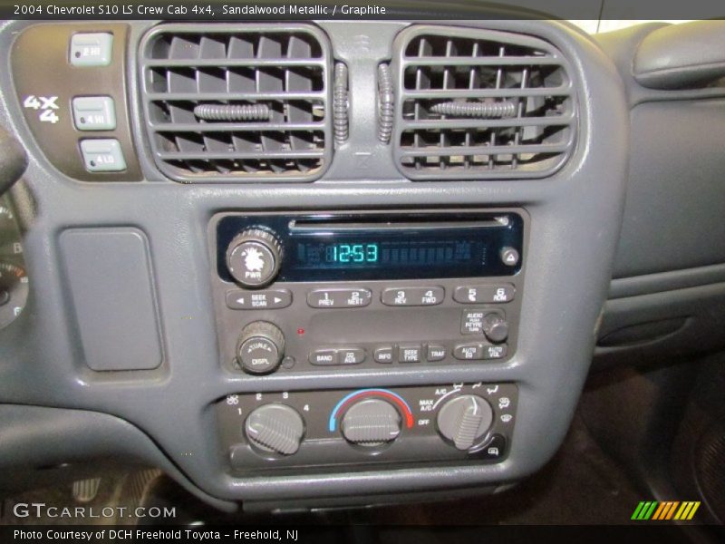 Sandalwood Metallic / Graphite 2004 Chevrolet S10 LS Crew Cab 4x4