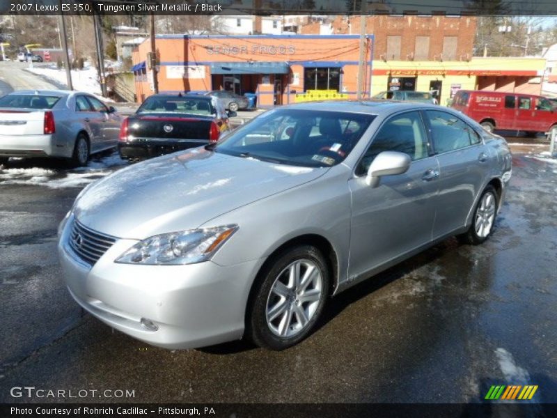 Tungsten Silver Metallic / Black 2007 Lexus ES 350