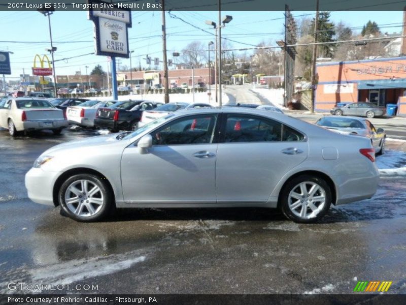 Tungsten Silver Metallic / Black 2007 Lexus ES 350