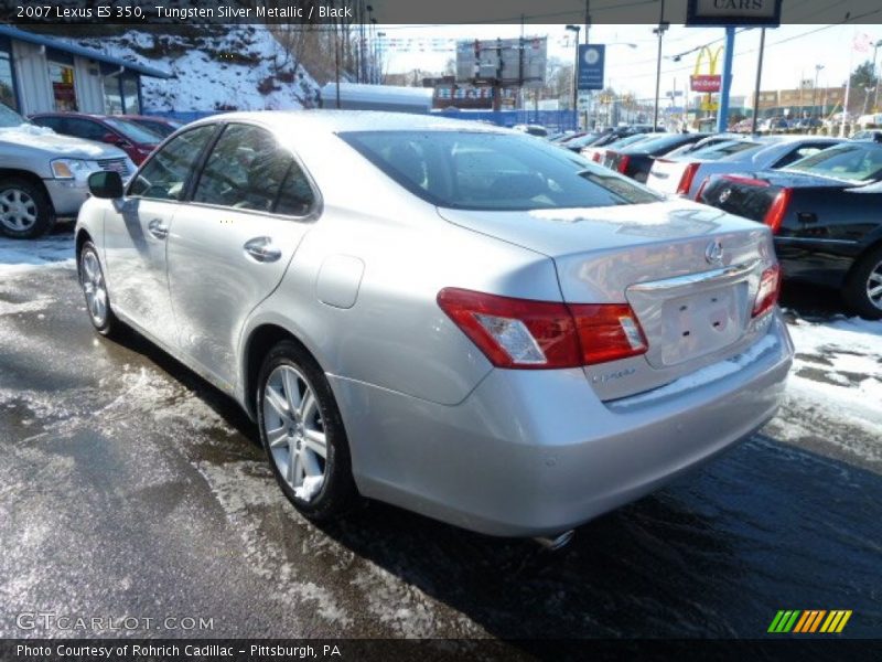 Tungsten Silver Metallic / Black 2007 Lexus ES 350