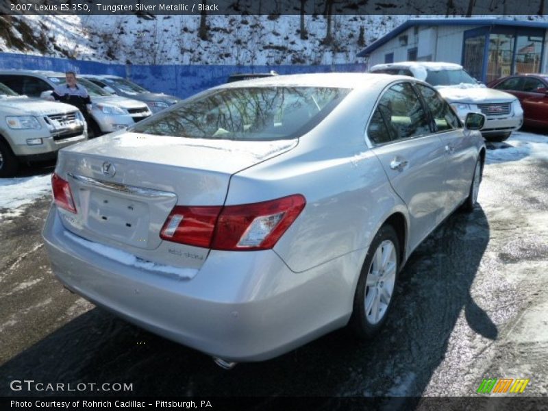 Tungsten Silver Metallic / Black 2007 Lexus ES 350
