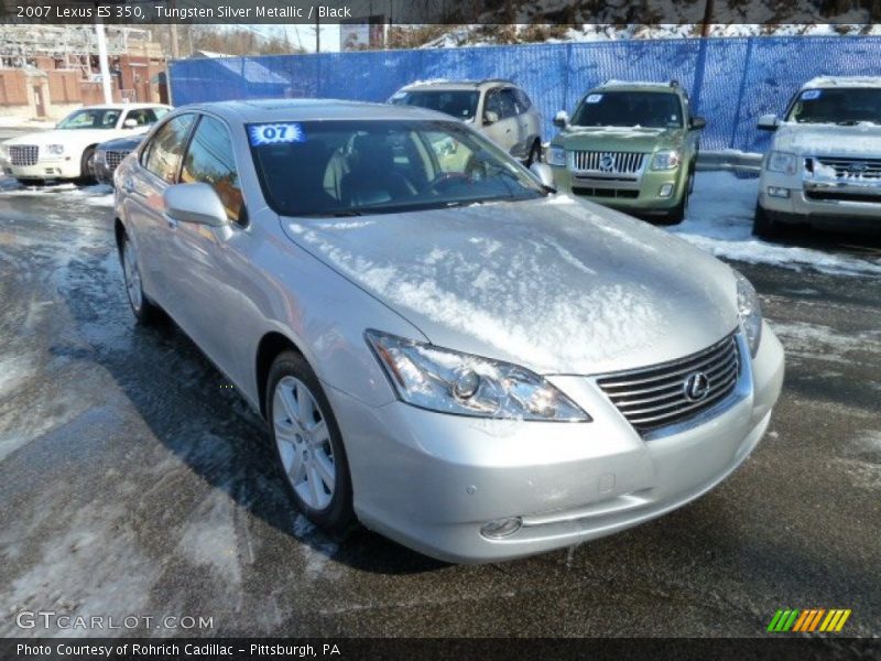 Tungsten Silver Metallic / Black 2007 Lexus ES 350