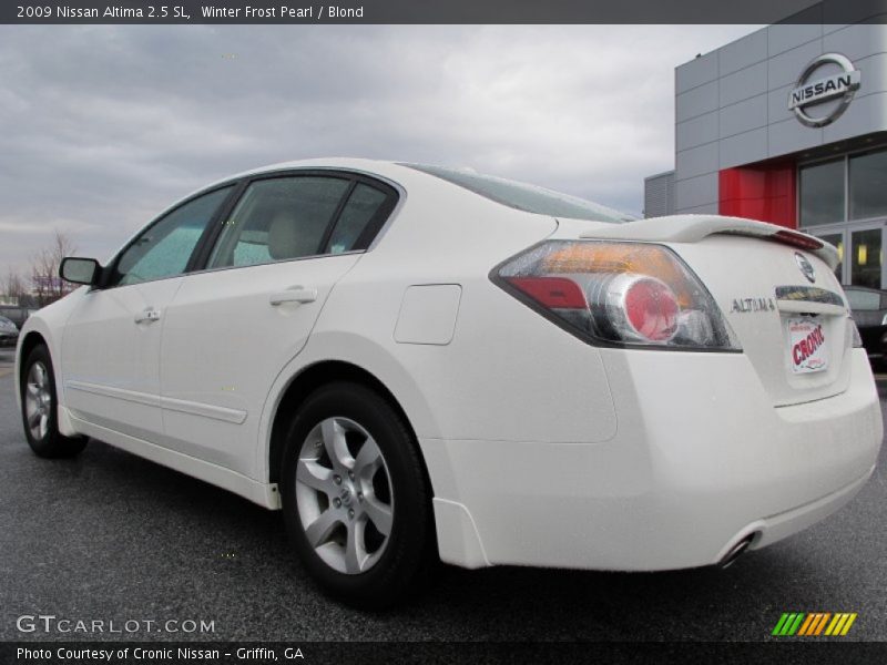 Winter Frost Pearl / Blond 2009 Nissan Altima 2.5 SL