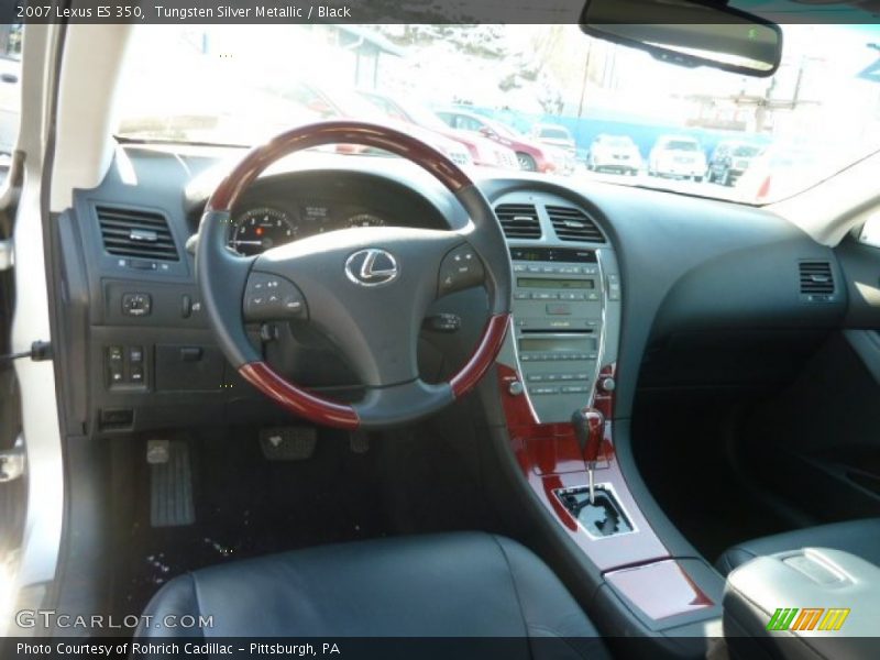 Tungsten Silver Metallic / Black 2007 Lexus ES 350