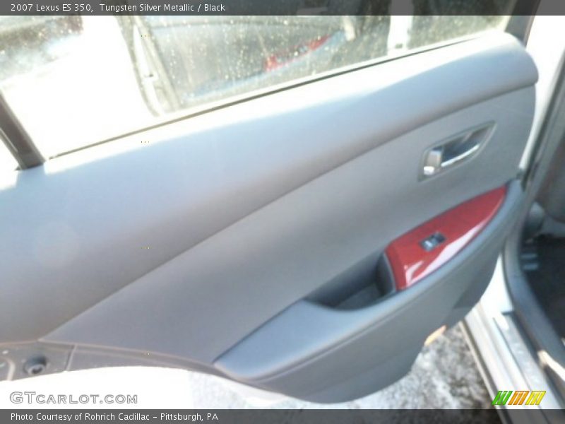 Tungsten Silver Metallic / Black 2007 Lexus ES 350