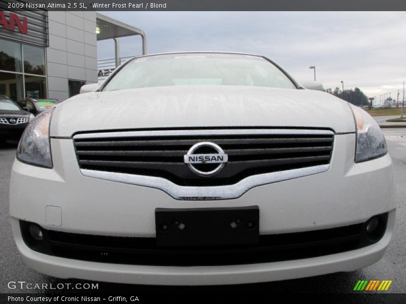 Winter Frost Pearl / Blond 2009 Nissan Altima 2.5 SL