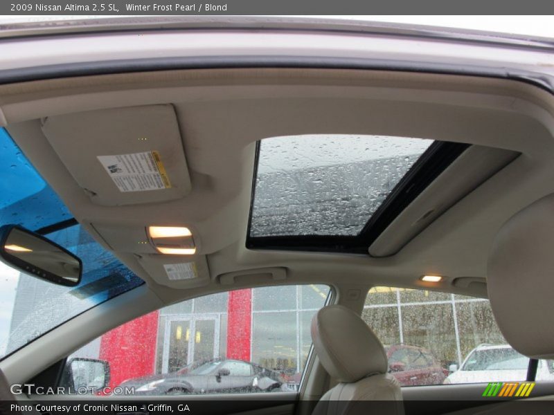Winter Frost Pearl / Blond 2009 Nissan Altima 2.5 SL