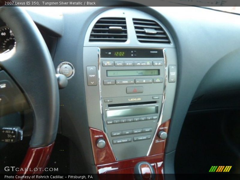 Tungsten Silver Metallic / Black 2007 Lexus ES 350