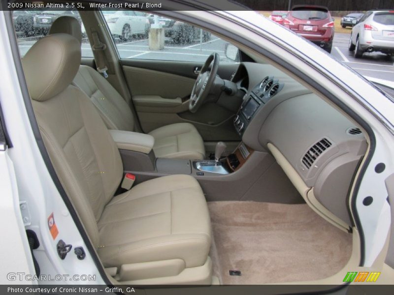 Winter Frost Pearl / Blond 2009 Nissan Altima 2.5 SL