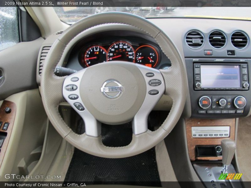 Winter Frost Pearl / Blond 2009 Nissan Altima 2.5 SL