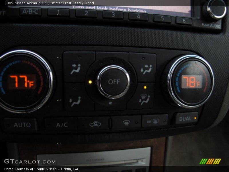 Winter Frost Pearl / Blond 2009 Nissan Altima 2.5 SL