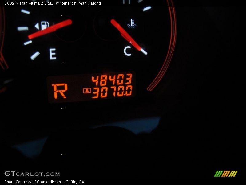 Winter Frost Pearl / Blond 2009 Nissan Altima 2.5 SL