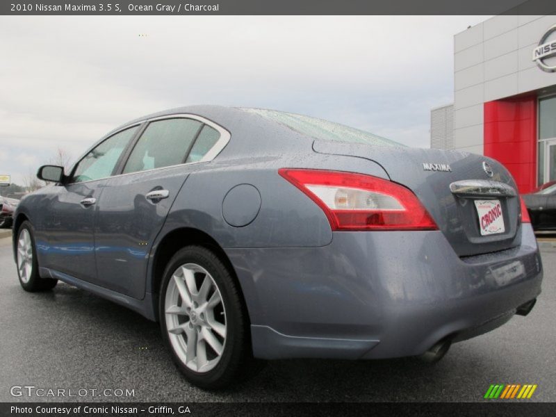 Ocean Gray / Charcoal 2010 Nissan Maxima 3.5 S