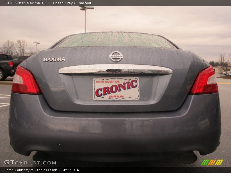 Ocean Gray / Charcoal 2010 Nissan Maxima 3.5 S