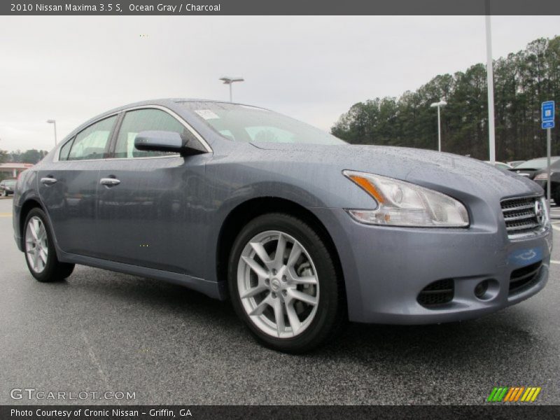 Ocean Gray / Charcoal 2010 Nissan Maxima 3.5 S