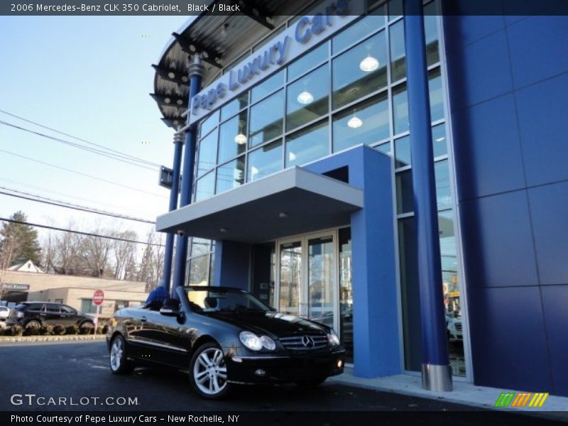 Black / Black 2006 Mercedes-Benz CLK 350 Cabriolet
