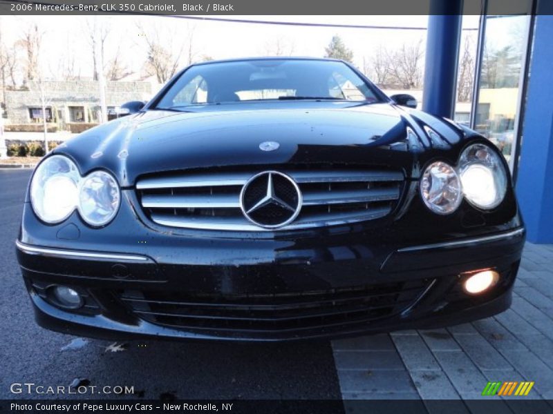 Black / Black 2006 Mercedes-Benz CLK 350 Cabriolet