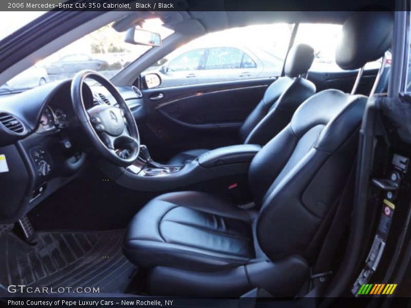 Black / Black 2006 Mercedes-Benz CLK 350 Cabriolet