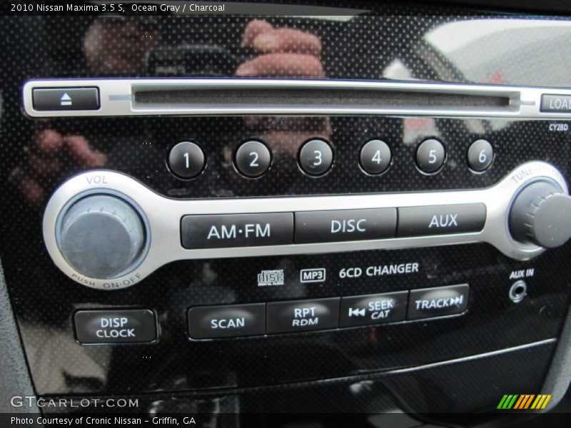Ocean Gray / Charcoal 2010 Nissan Maxima 3.5 S