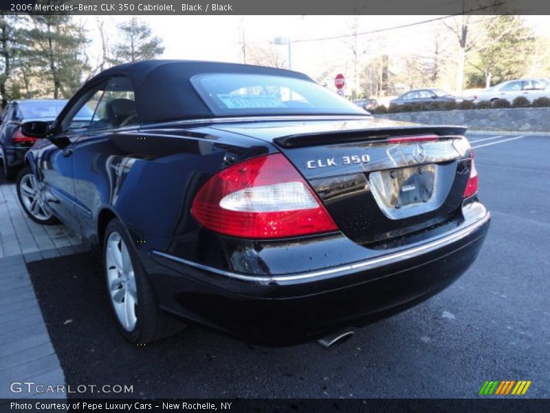 Black / Black 2006 Mercedes-Benz CLK 350 Cabriolet
