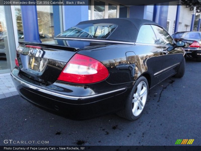 Black / Black 2006 Mercedes-Benz CLK 350 Cabriolet