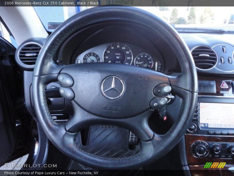 Black / Black 2006 Mercedes-Benz CLK 350 Cabriolet