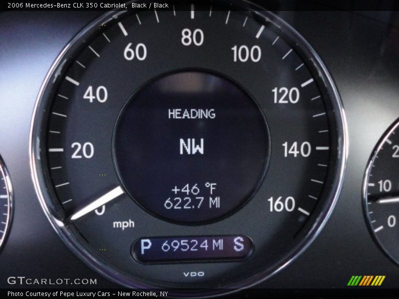 Black / Black 2006 Mercedes-Benz CLK 350 Cabriolet