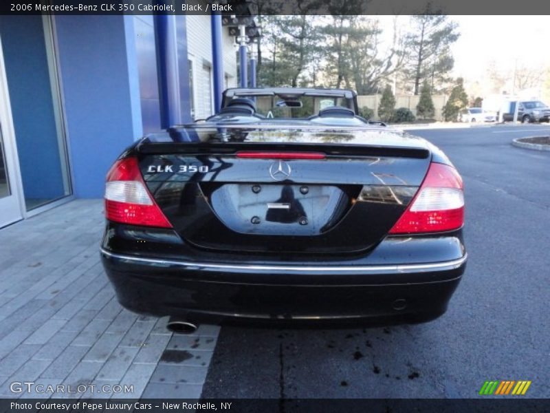 Black / Black 2006 Mercedes-Benz CLK 350 Cabriolet