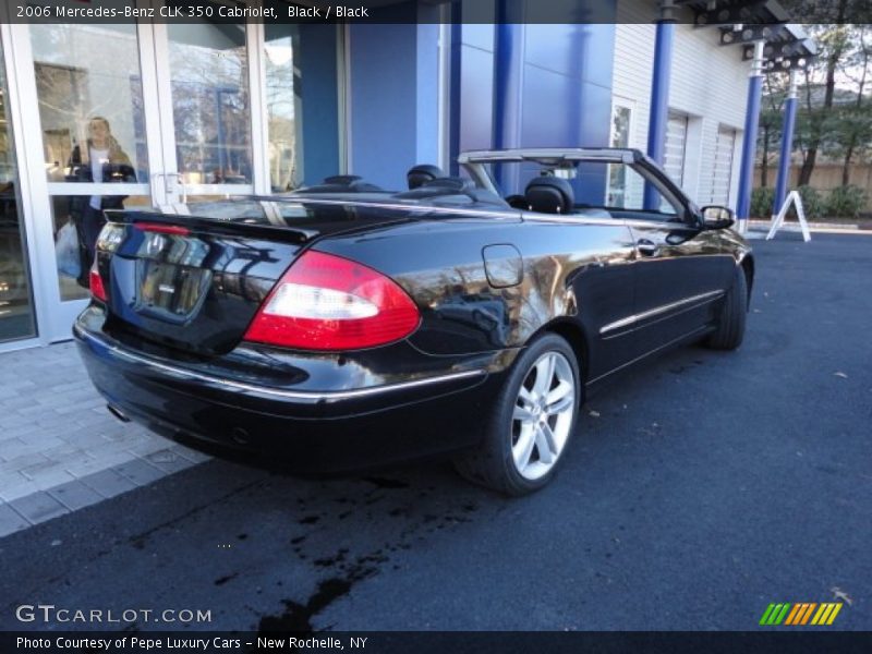 Black / Black 2006 Mercedes-Benz CLK 350 Cabriolet