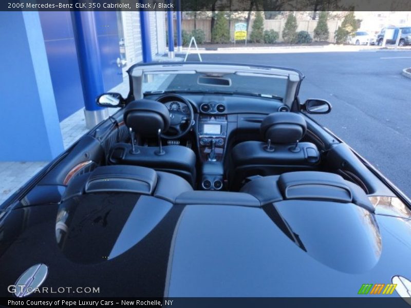 Black / Black 2006 Mercedes-Benz CLK 350 Cabriolet