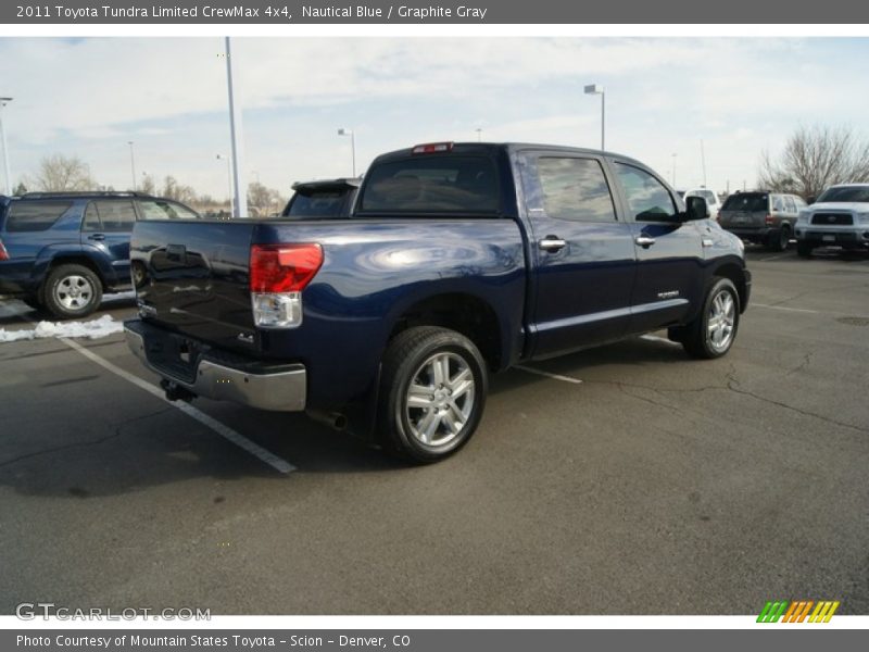 Nautical Blue / Graphite Gray 2011 Toyota Tundra Limited CrewMax 4x4
