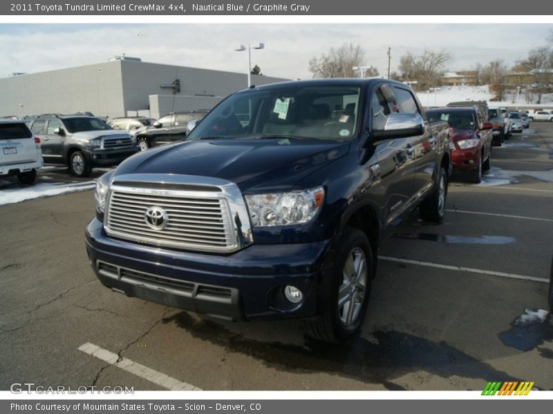 Nautical Blue / Graphite Gray 2011 Toyota Tundra Limited CrewMax 4x4