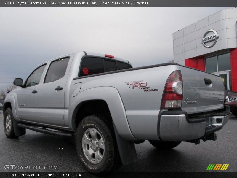 Silver Streak Mica / Graphite 2010 Toyota Tacoma V6 PreRunner TRD Double Cab